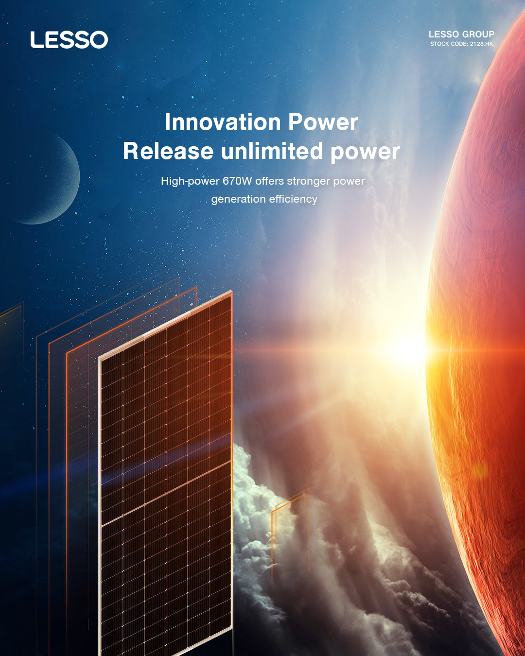 Lesso 455W Mono Solar Panel